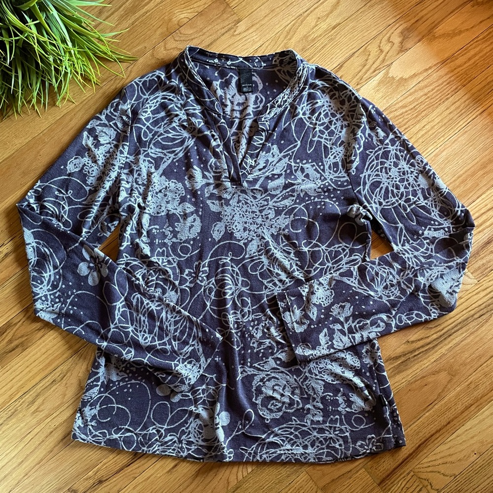 Prana Breathe Print Long Sleeve Top